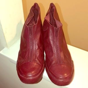 Leather high top Converse